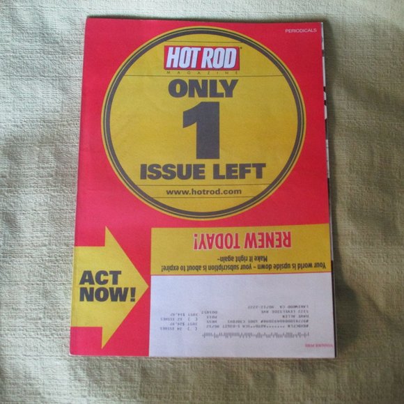 Hot Rod Magazine May 2010 with Original Shipping Cover - Picture 2 of 7